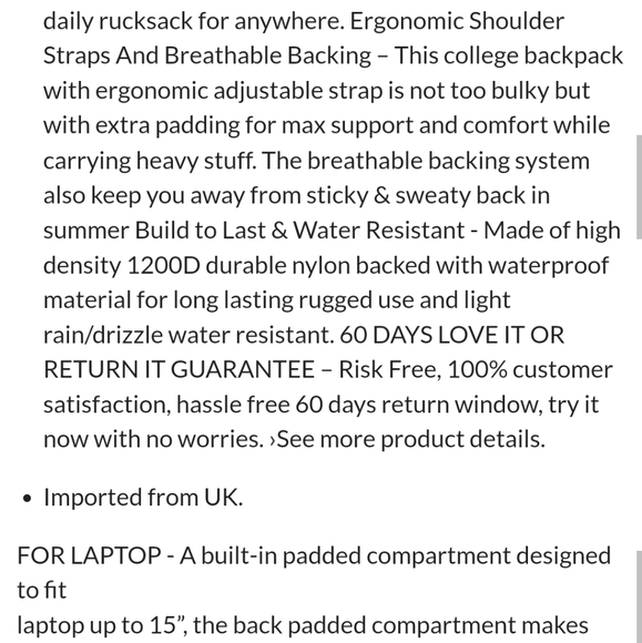 Laptop Backpack - Picture 7 of 8